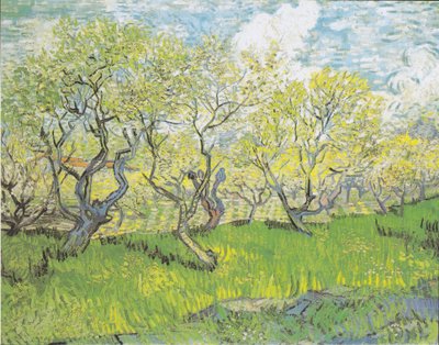 Bloeiende boomgaard door Vincent van Gogh